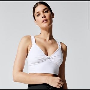 EUC Carbon 38 white sports bra size Small